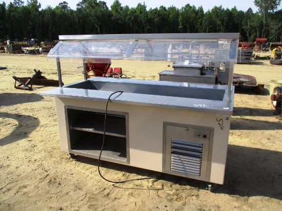 FOOD WARMER WITH GLASS SHIELD