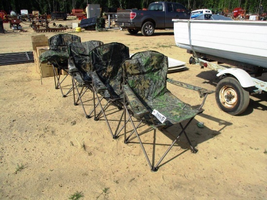 5 CAMO FOLDING CHAIRS