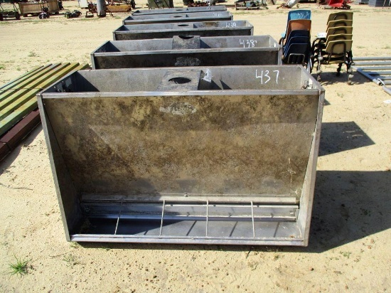 1 STAINLESS STEEL PIG FEEDER