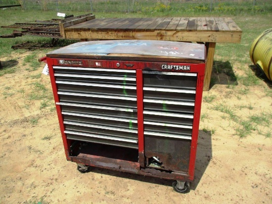 SNAP ON ROLLING TOOL BOX AND TOOLS
