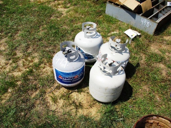 4 LP GAS BOTTLES