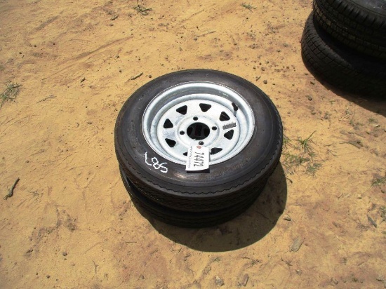 2- 4.80-12 TIRE AND RIMS