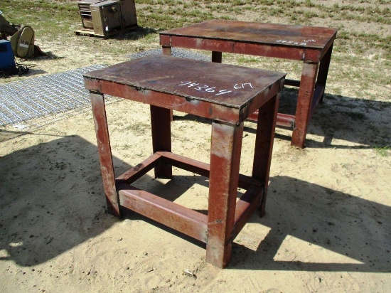 STEEL WORK TABLE 24IN X 35IN