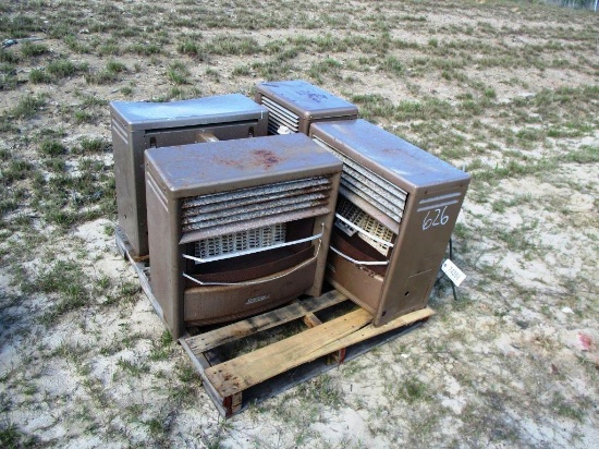4 LP GAS DEARBORN HEATERS