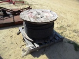 SPOOL OF NEW STEEL CABLE 1-3/8 X 600'