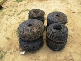 8 ROLLS OF BARB WIRE