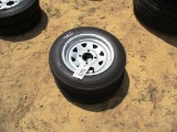 2- 4.80-12 TIRE AND RIMS