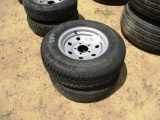 2- 185-80R13 TIRE AND RIM