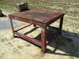 STEEL WORK TABLE 52IN X 60IN