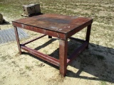 STEEL WORK TABLE 52IN X 60IN