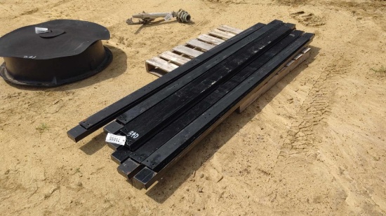 13 PC. 2X4 CHANNEL IRON