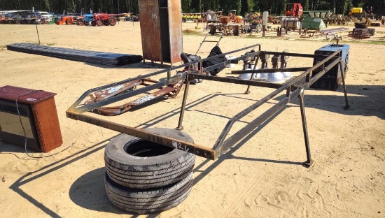 TRUCK RACK & 2 TIRES