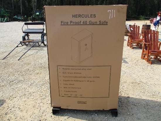 HERCULES FIRE PROOF 40 GUN SAFE