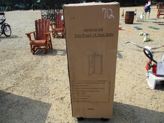 HERCULES FIRE PROOF 14 GUN SAFE