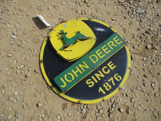 JOHN DEERE METAL SIGN