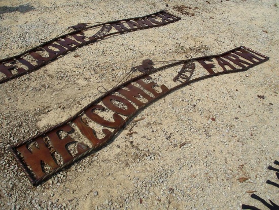 WELCOME TO THE FARM METAL SIGN