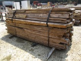 BUNDLE 1X4 8FT LONG PINE LUMBER