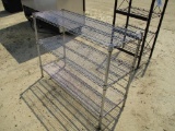 3 SHELF METAL RACK