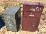 2 - METAL FILING CABINETS