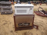 GAS HEATER AND MICROWAVE