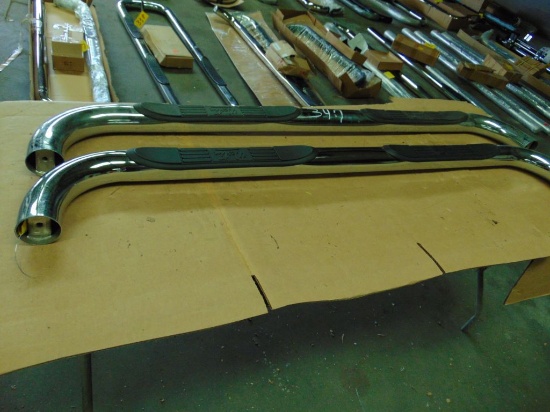 2-CHROME WESTIN STEP RAILS,