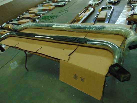 2 - CHROME LUVERNE STEP RAILS,