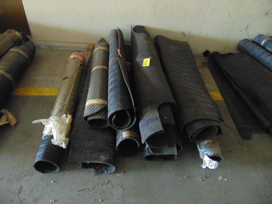 LOT OF RUBBER BED MATS,