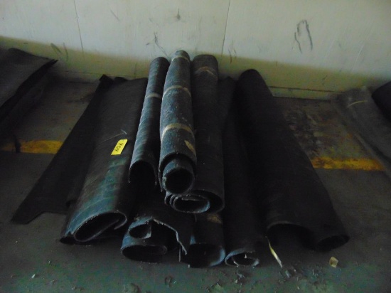 LOT OF RUBBER BED MATS,