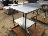 STAINLESS STEEL TABLE,