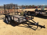 ABSOLUTE NEW 2020 5'X8' CARRY ON GATE TRAILER,