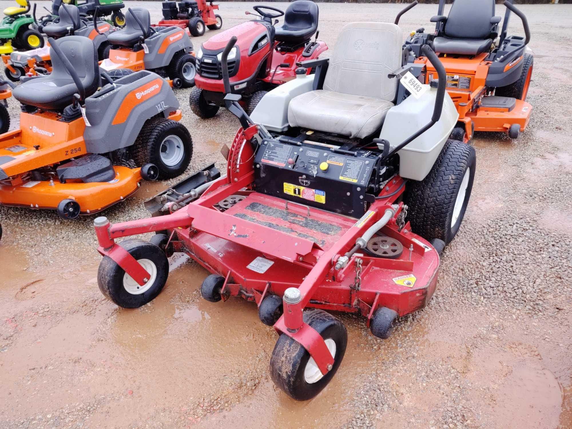 1214 - EXMARK MODEL - LZ18KC523 ZERO TURN MOWER, | Proxibid