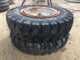 486 - 2 - 700-15 TIRES & RIMS