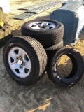 4 - LT275/ 65 R18 TIRES & WHEELS,