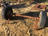 SINGLE AXLE WITH TIRES