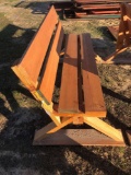 WOOD BENCH 5' LONG