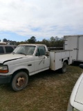 ABSOLUTE 1997 FORD F350XL SERVICE BODY TRUCK