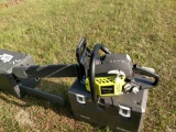 ABSOLUTE ALMOST NEW RYOBI RY3818 CHAIN SAW WITH