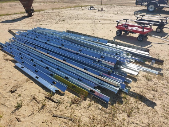 147 PC 3.5IN X 12FT METAL STUDS AND CAPS
