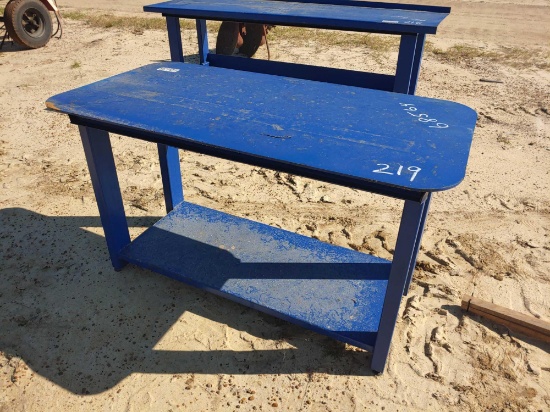 STEEL WORK TABLE 28IN X 57IN