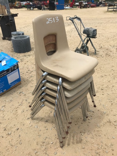 6 - PLASTIC CHAIRS
