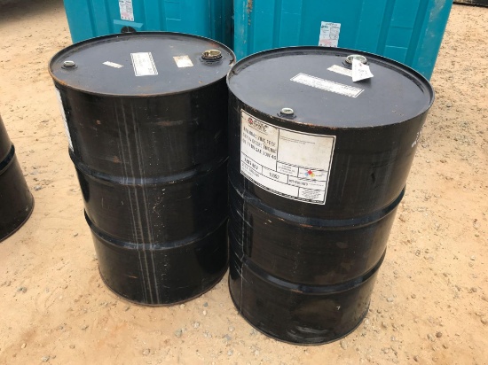2540 - 2- 55 GALLON METAL DRUMS