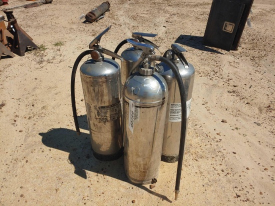 4 WATER FIRE EXSTINGUISHERS
