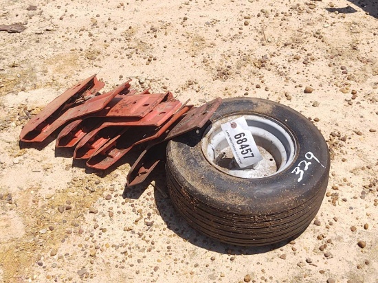 TIRE AND NEW MOWER SLIDES
