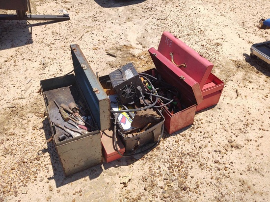 4 TOOL BOXES AND TOOLS