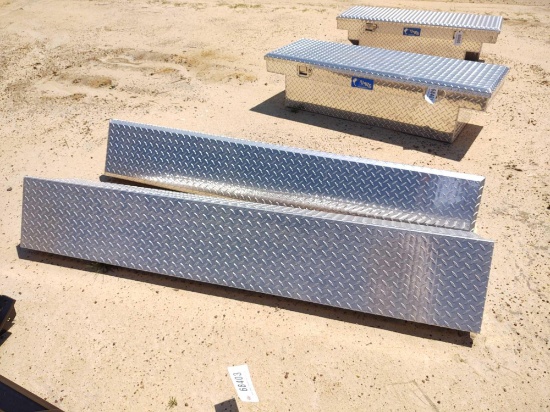 2 - UNITED WELDING SERVICES ALUMINUM TOOL BOXES