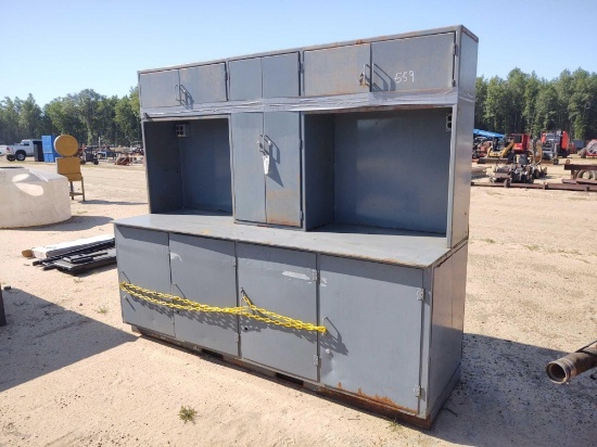 STEEL WORK TABLE 30IN WIDE