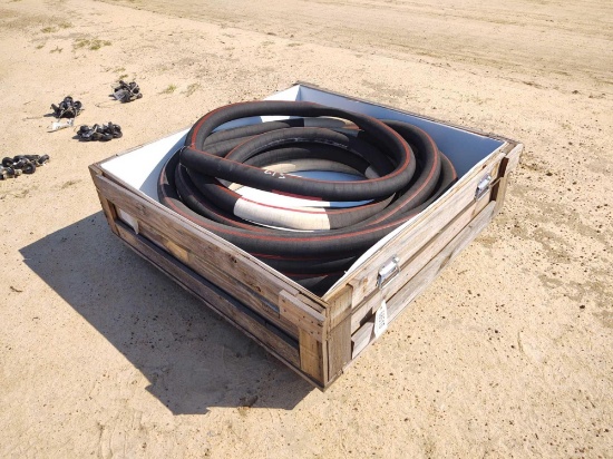 ROLL OF 2IN RUBBER HOSE APPRX 30FT LONG