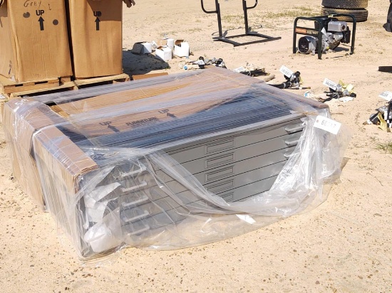 5 DRAWER METAL CABINET 54IN X 42IN