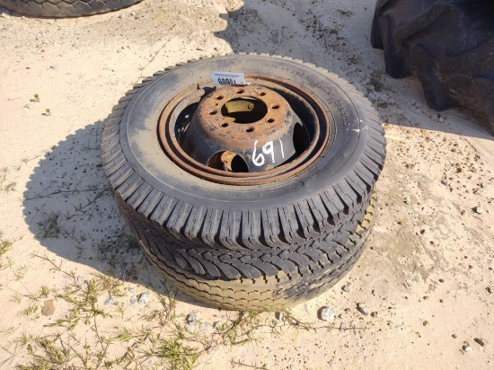 2- 7.50 - 16LT TIRES & RIMS