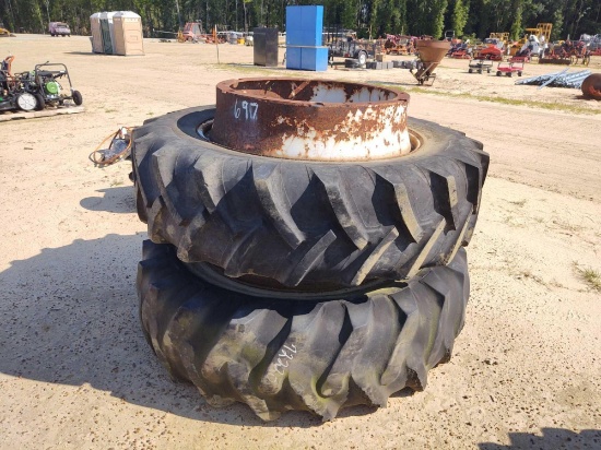 2 - 13.9 - 38 TIRES & RIMS